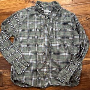 The Southern Shirt Company Olive Plaid Button Down
